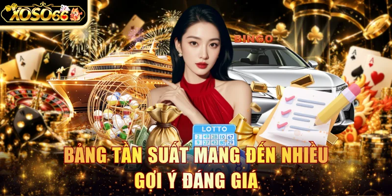 Bảng tần suất mang đến nhiều gợi ý đáng giá