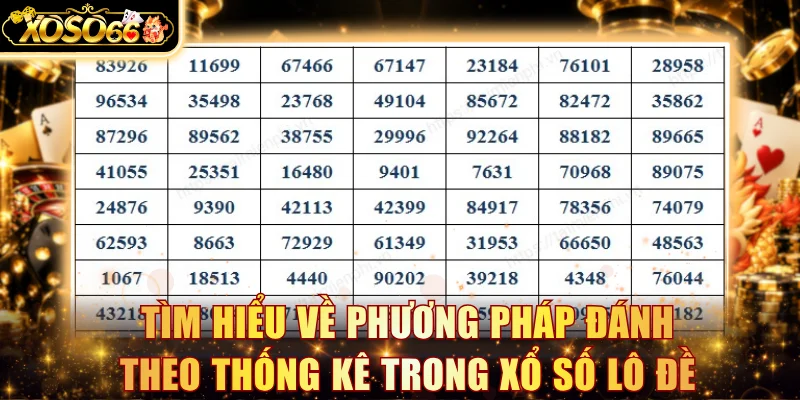 Tìm hiểu về phương pháp đánh theo thống kê trong xổ số lô đề