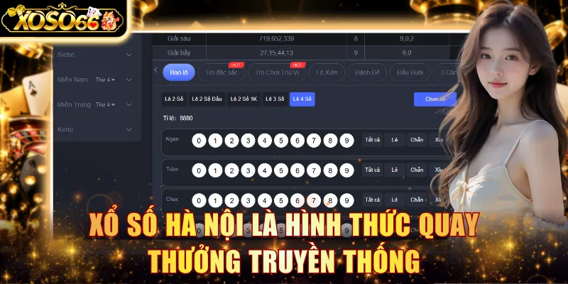 Xổ số Hà Nội là hình thức quay thưởng truyền thống